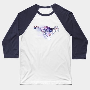 Storm Tiger - Fantasy Animal Art Baseball T-Shirt